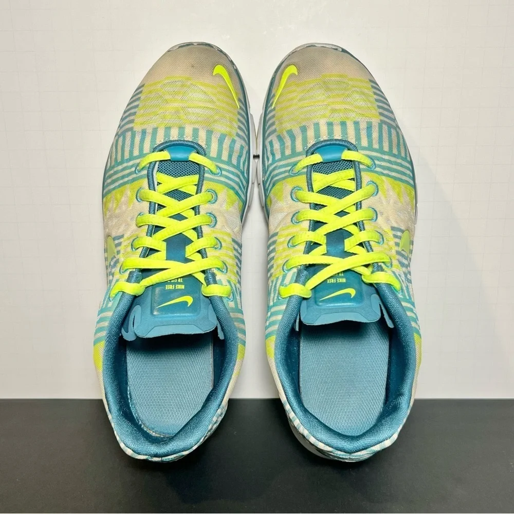 Womens NIKE Free 5.0 TR Fit 3 Aqua Blue Athletic Shoes / Size 7
